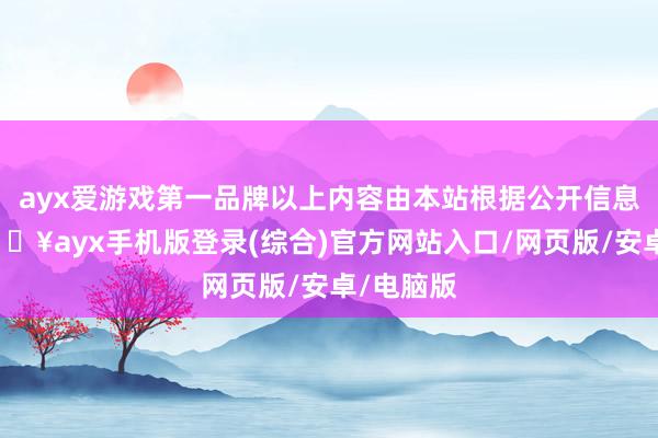 ayx爱游戏第一品牌以上内容由本站根据公开信息整理-🔥ayx手机版登录(综合)官方网站入口/网页版/安卓/电脑版