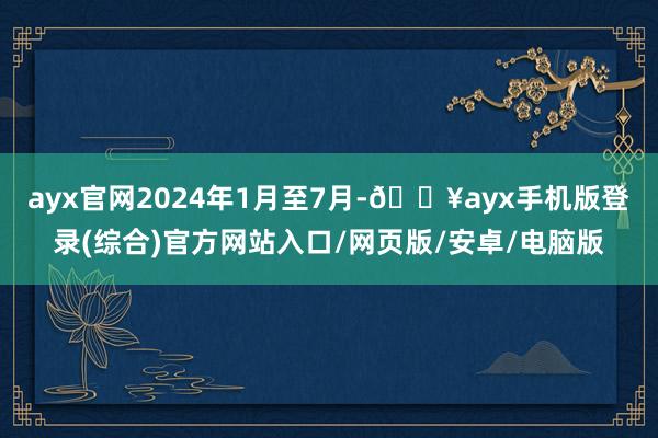 ayx官网2024年1月至7月-🔥ayx手机版登录(综合)官方网站入口/网页版/安卓/电脑版